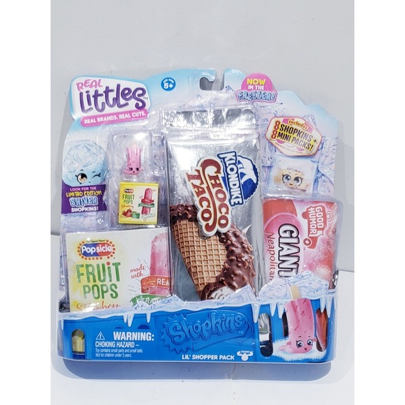 Shopkins Other - SHOPKINS Lil Shopper Pack Real Littles Series 13 Choco Taco Freezer